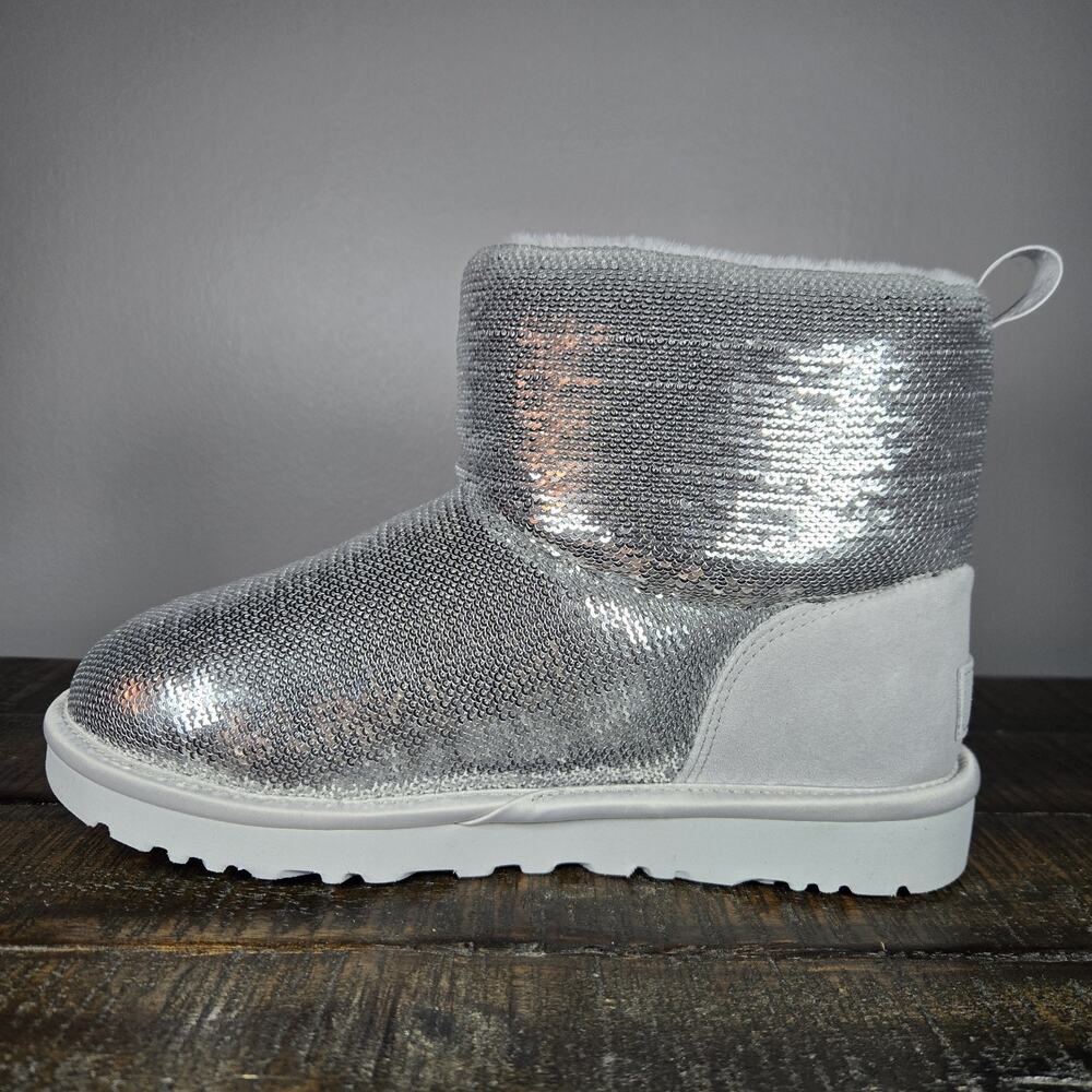 UGG Silver Sequin Winter Boots - image 6